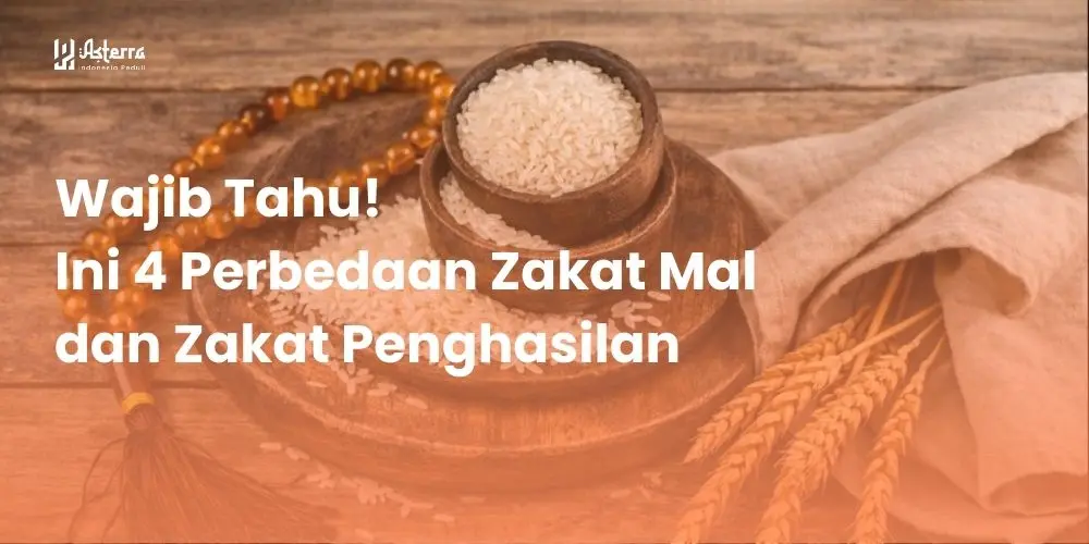 Artikel Islami: Wajib Tahu! Ini 4 Perbedaan Zakat Mal dan Zakat Penghasilan - Yayasan Asterra Indonesia Peduli