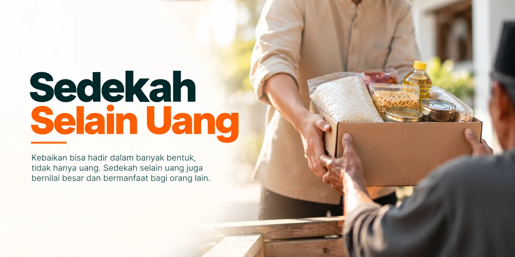 Sedekah Selain Uang, Apa Saja yang Bisa Dilakukan?